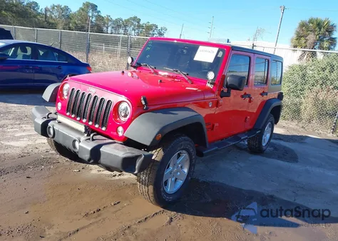 2015 Jeep Wrangler Unlimited Sport from USA, damaged, VIN 1C4BJWDG6FL667324